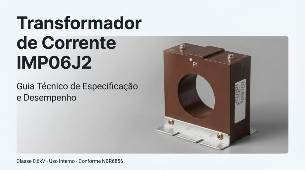 IMP06J2 – Transformador de Corrente Classe 0,6kV